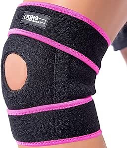 Amazon.com: Patella Knee Brace for Arthritis Pain and Support with Side Stabilizers for Meniscus Tear, Women, Men, Acl, Running, Mcl, Tendonitis, Athletic, Lcl - Adjustable Neoprene Open Knee Sleeve -Purple : Health & Household