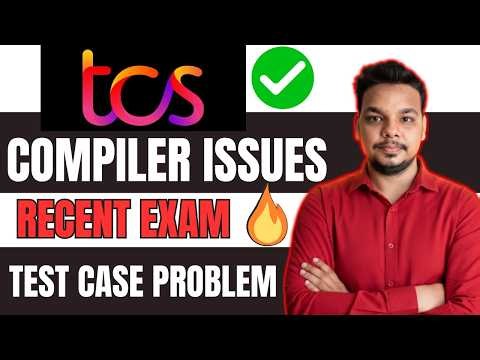TCS Coding Compiler Issue | TCS Coding Questions 17June Issues , Compiler & Test Cases problem