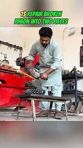 Repair broken pinon #repair #youtubeshorts #youtube #shorts #carrepair #mechanic #machine