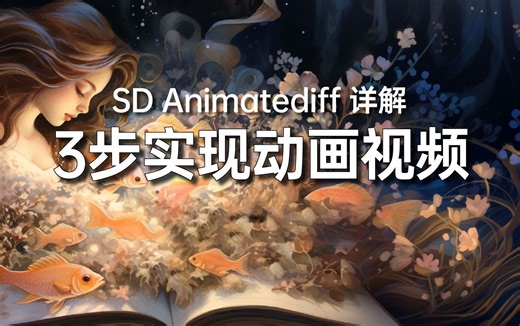 【AI 动画制作】Deforum+Animatediff 太太太顺滑了！无需本地安 Stable Diffusion WebUI～直接使用！