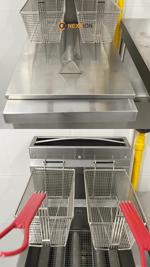 SS Gas Deep Fryer #fyp #Deepfryer #kitchen #equipment #dapur #kitchenset #dapuridaman #restaurant #stainlesssteel #chef #reels #viral #masukberanda | conexxion.id