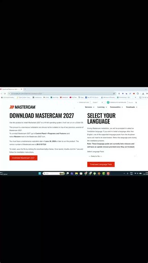 Mastercam 2027 Setup
