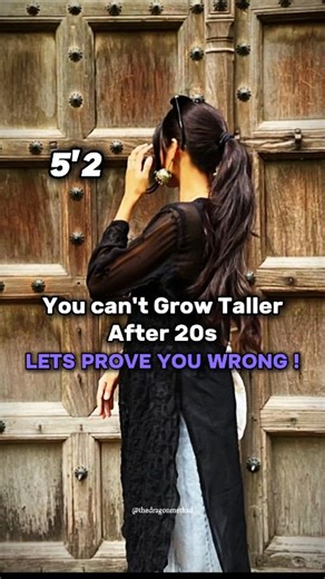 𝐃𝐫𝐚𝐠𝐨𝐧 𝐌𝐞𝐭𝐡𝐨𝐝 🐉 | Want to grow Taller Naturally? - Use DRAGON METHOD 🐉, the most detailed science based guide to increase your Height Benefits ✅ 24/7... | Instagram