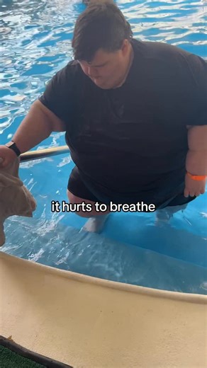 Reed🩵 on Instagram: "Getting out of the pool is so much better now! #reels #journey #transformation #pool"