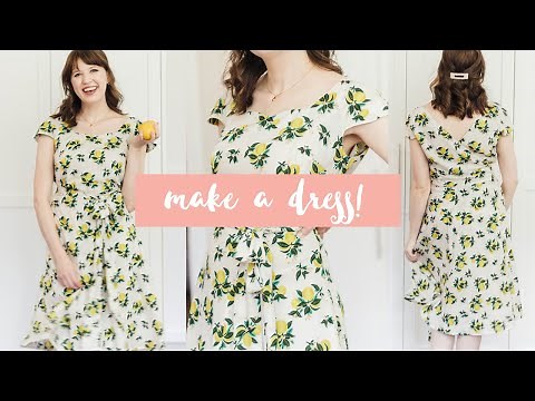 How to Make a Dress from Scratch: Sewing My Favorite Easy Beginner Pattern!