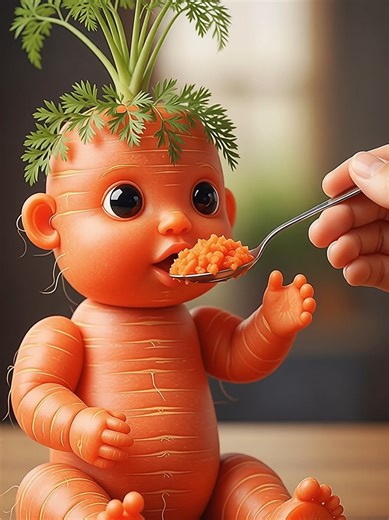 Carrot Eating ASMR for Kids Featuring Fun Cartoons