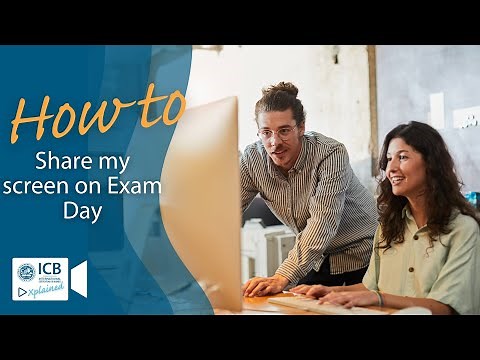 How to share your screen on exam day