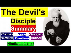 A Devil Disciple detail Summary in Urdu/Hindi l A Devil Disciple by George Bernard Shaw