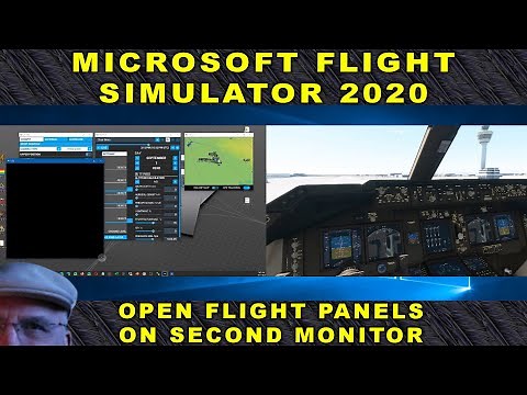 Microsoft Flight Simulator 2020 - Move Flight Panels to Second Monitor