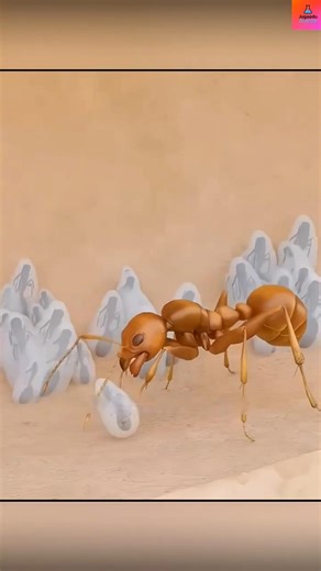 The ants' house and the spider's secret