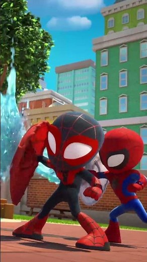 Hidro-Man contra Spidey y Miles Morales 🕷️ | MARVEL SPIDEY Y SU SUPEREQUIPO | ‪@DisneyJuniorES‬