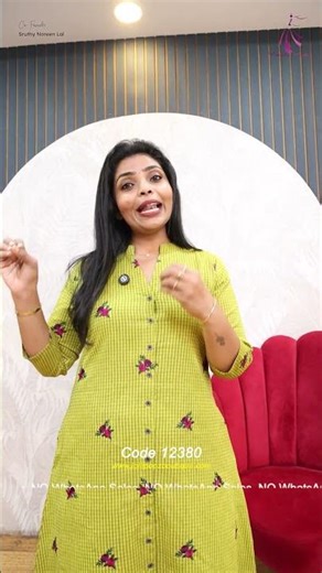 Yeame Embroidered Cotton Co ord Set Code 12380