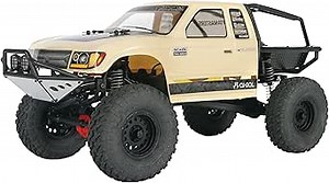 Axial SCX10 II Trail Honcho 4WD RC Rock Crawler Off-Road 4x4 Electric RTR with 2.4Ghz Radio, Waterproof ESC & LED Lights, 1/10 Scale RTR (Tan)