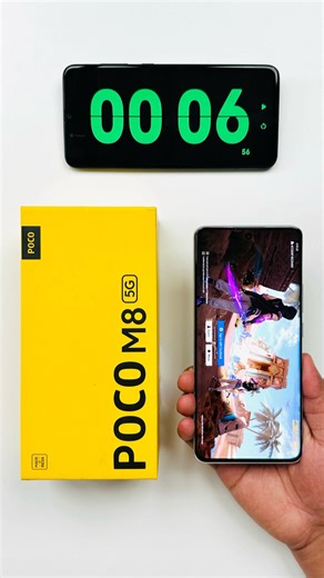 Xiaomi Poco M8 5G Free Fire Game App Open Speed Test #shorts