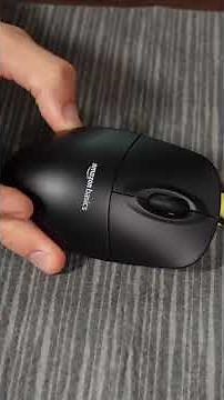 Amazon Basics 3-Button USB Wired Mouse with Scrolling