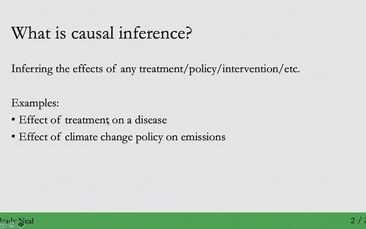 因果推断Causal Inference，中英文字幕