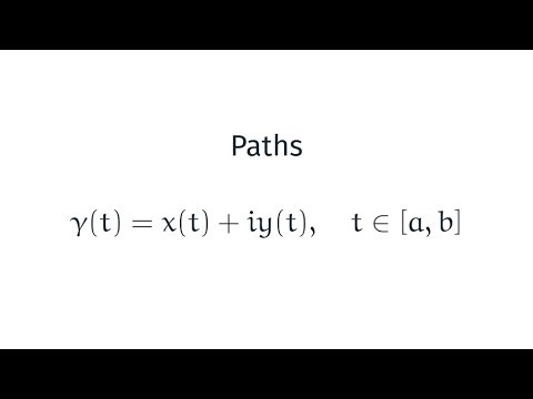 Paths in Complex Plane
