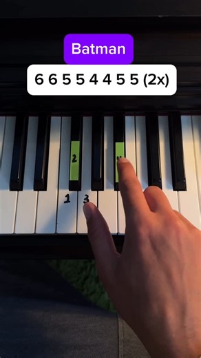 Keys Tutorials | Who remembers this? #piano #tutorial #batman #nostalgia #pianotutorial #trythis | Instagram
