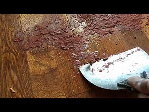 Remove foam backing from hardwood floor #hardwoodfloor #hardwood #hardwoodfloors