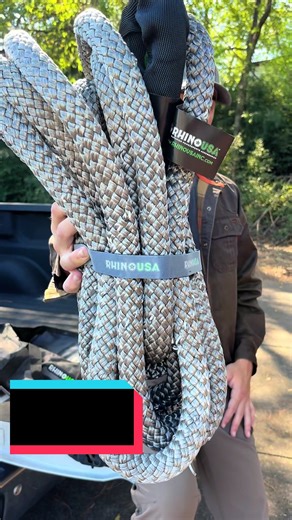 Conquer any recovery situation with the Rhino USA Kinetic Recovery Tow Rope. Engineered for serious off-road performance, this rope delivers up to 30% stretch for smooth, controlled recoveries that protect both vehicles. Available in 20’ and 30’ lengths with multiple diameters, it offers a break strength over 34,000 lbs and abrasion-resistant sleeves for long-lasting durability. Backed by a lifetime warranty, Rhino USA ensures you’re always ready to pull your truck, Jeep, or UTV out of mud, sand