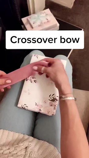 How to Tie a Crossover Bow with Repurposed Ribbon