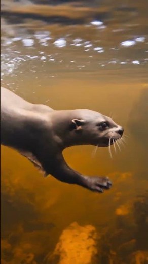 River Otter Family Hunting #naturelovers #amazinganimals #deepsea #bbcearth #natureisamazing #viral