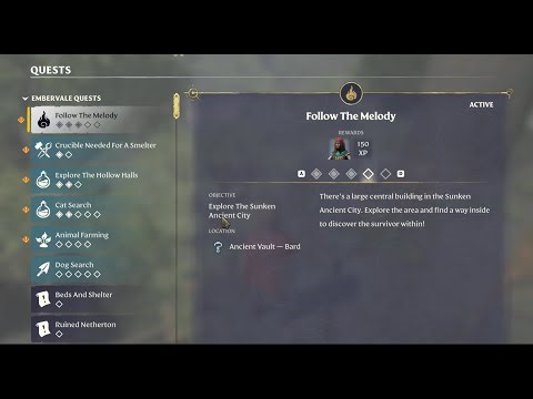 ENSHROUDED | QUICK & EASY GUIDE | UNLOCK BARD | FOLLOW THE MELODY QUEST