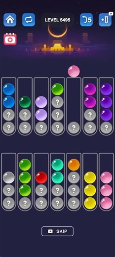 Ball Sort Puzzle Level 5495