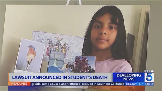 Family of girl allegedly killed after bully threw water bottle at her head files claim against LAUSD