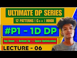 L6 - 1D DP | House Robber | Intuition Building | LeetCode 198 | vHiren DP Series