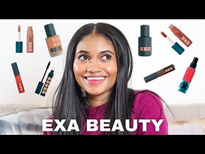 FULL FACE OF EXA BEAUTY // Exa beauty brand review & try on - exa foundation, color corrector & more