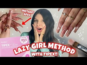🔥 I Tried the Lazy Girl Polygel Method with Beetles Tipex Instant APEX Nail Tips…This Was NOT a Fail