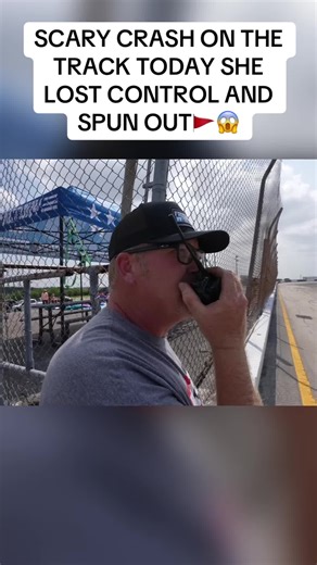 SCARY CRASH ON THE TRACK TODAY SHE LOST CONTROL AND SPUN OUT🚩😱 #racingfail #crash #scarymoments #trackday #driftfail