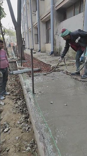 Plinth Protection Slab Casting!! #construction #Plinthprotection #