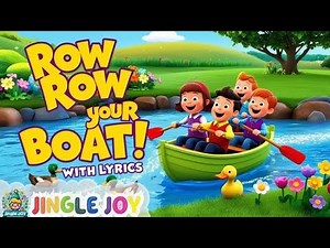 Row Row Your Boat | Fun Action Song for Kids | Nursery Rhyme For Kids