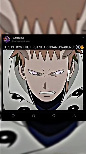 Origin of the First Sharingan😱