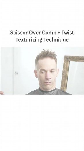 How To Cut Men’s Hair with a New Style & Makeover | Scissor Over Comb + Twist Texturizing