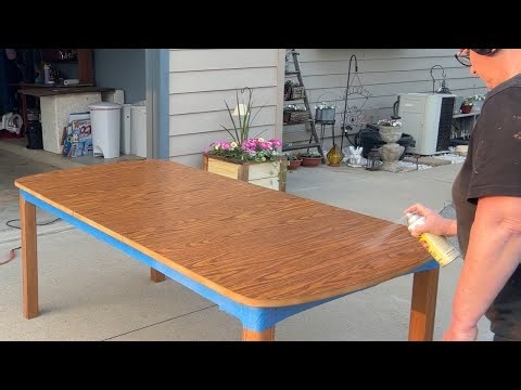 The Trick to Painting Laminate Furniture