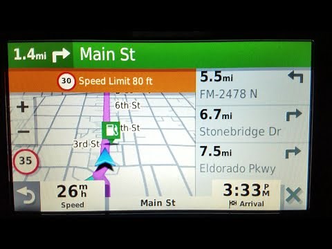 Change speed limit and Turns color, Garmin Drive 52