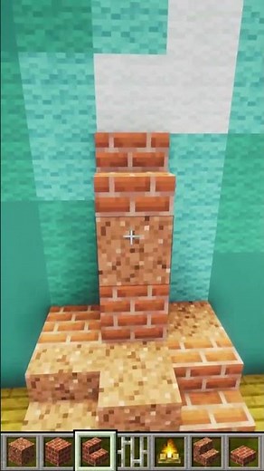 How to build a fireplace in Minecraft |Tutorial