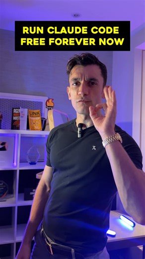 Run Claude Code FREE Forever Now.You can now run Claude Code without paying a dime. The secret is a tool called Ollama. It lets you run local models right on your own computer. Just download Gemma 4 or the new GLM 5.1. Then run one simple command. You get full access to Claude Code forever. No more monthly bills for your business.