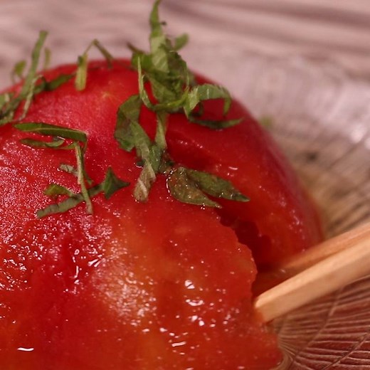まるごと冷やしトマト 作り方・レシピ | クラシル