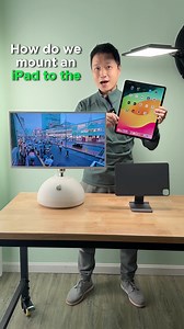 How to mount iPad magnetically to Apple iMac G4 and charge it at same time. #ipad #imac #apple #ipadmount #kuxiu | Tools. Electro. DIY