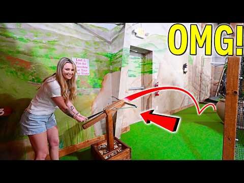 CRAZY HOMEMADE Mini Golf Course!