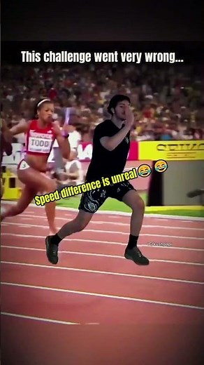 The Speed Difference is UNREAL 🤯 #speed #challenge #running