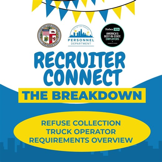 Interested in a career as a Refuse Collection Truck Operator? We've got all the info. on how to qualify, from experience to licenses. Watch now for a full breakdown and get ready to apply at jobs.lacity.gov! #CareersStartHere #WorkLivePlayInLA #BestJobEVER #LACityJobs | City of Los Angeles - Job Opportunities