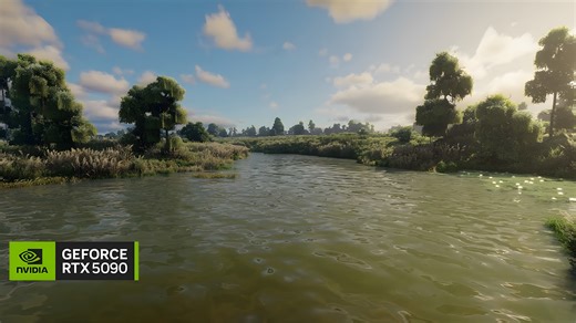 我的世界：RTX 5090 32G   i9 14900K   4K  128内存  特效全开测试一局