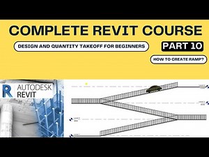 10. REVIT Tutorials for Begineers | How to Create Ramp and Fix Railing in Revit | BIM
