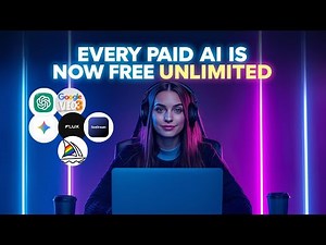 Every Paid AI Now Free Unlimited | Access Premium Tools