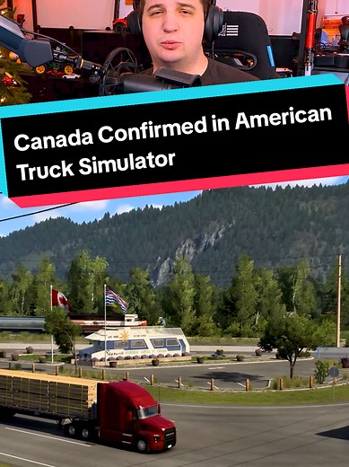 Canada is officially being added to American Truck Simulator with the upcoming BC DLC! Finally some REAL trucking 😉 #gaming #ATS #ETS2